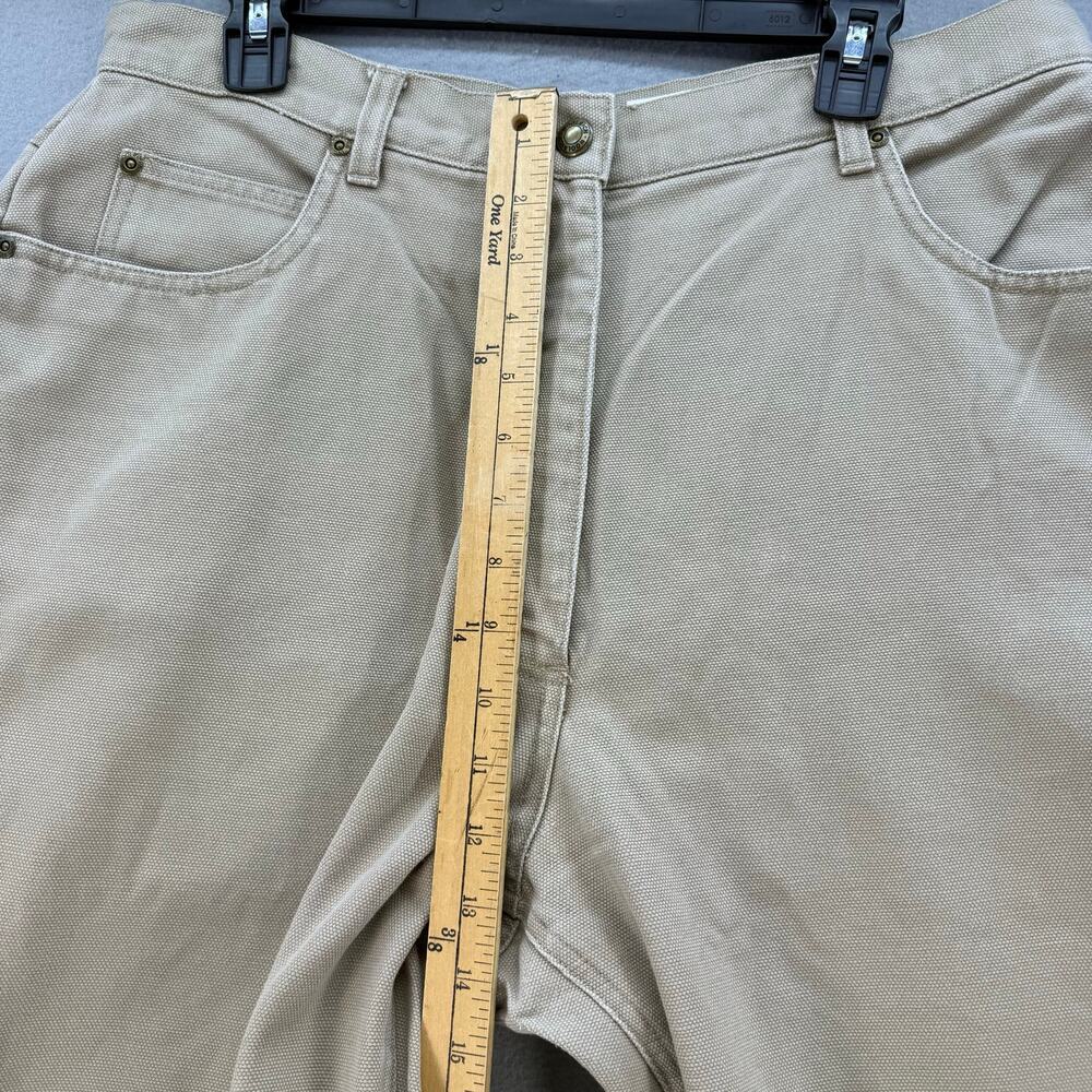 Woolrich John Rich and Bros Pants Women's 16 Khaki High Rise Straight Leg VTG - Picture 14 of 15